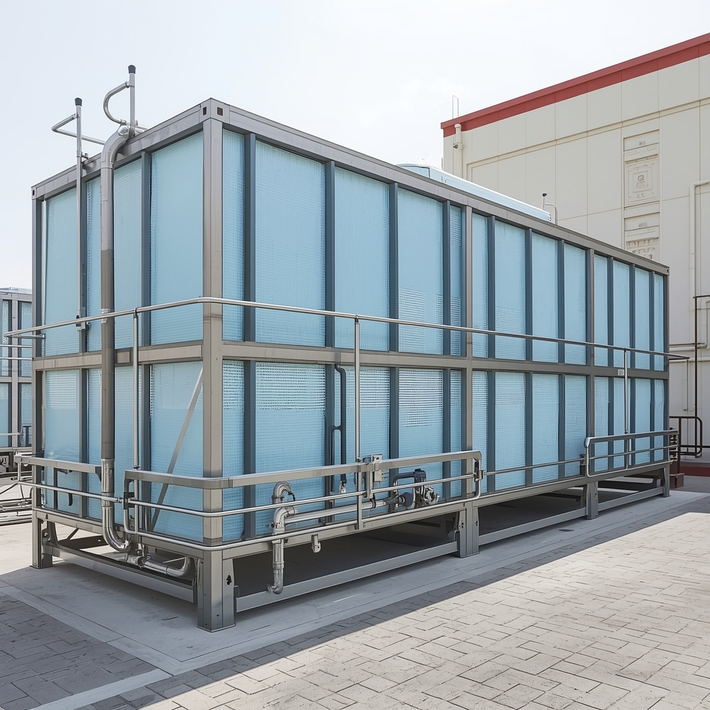 Large GRP cold water storage tank Ajman